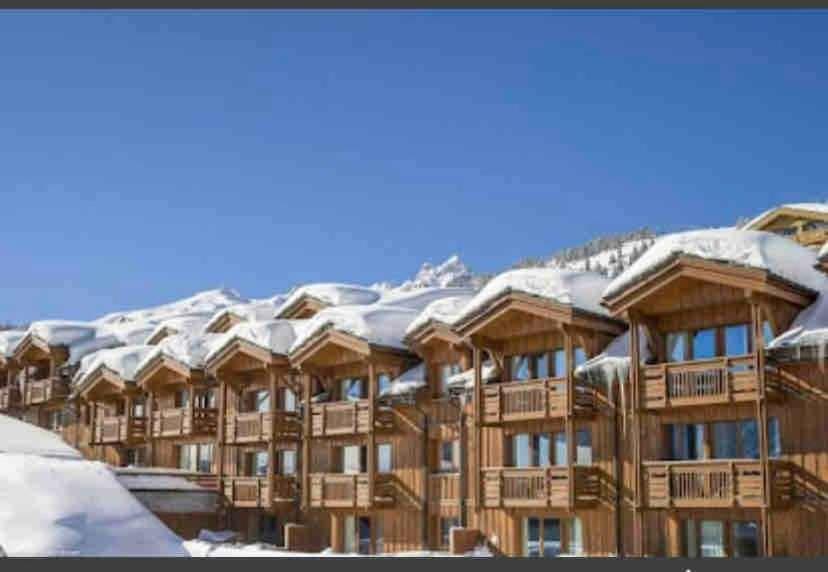 Luxury Suite 70M2 Balcon Courchevel1850 Parking Exterior photo
