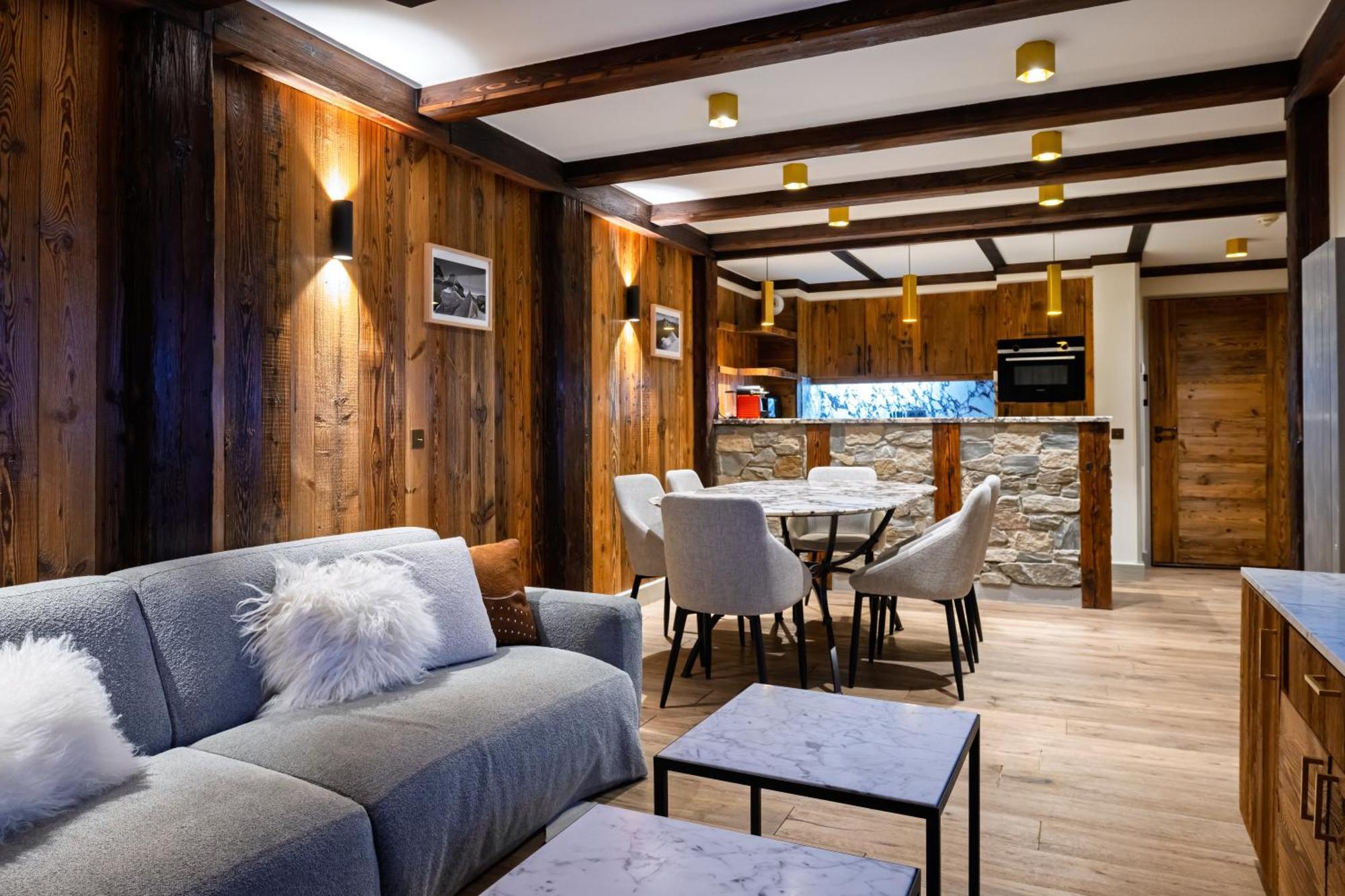 Luxury Suite 70M2 Balcon Courchevel1850 Parking Exterior photo