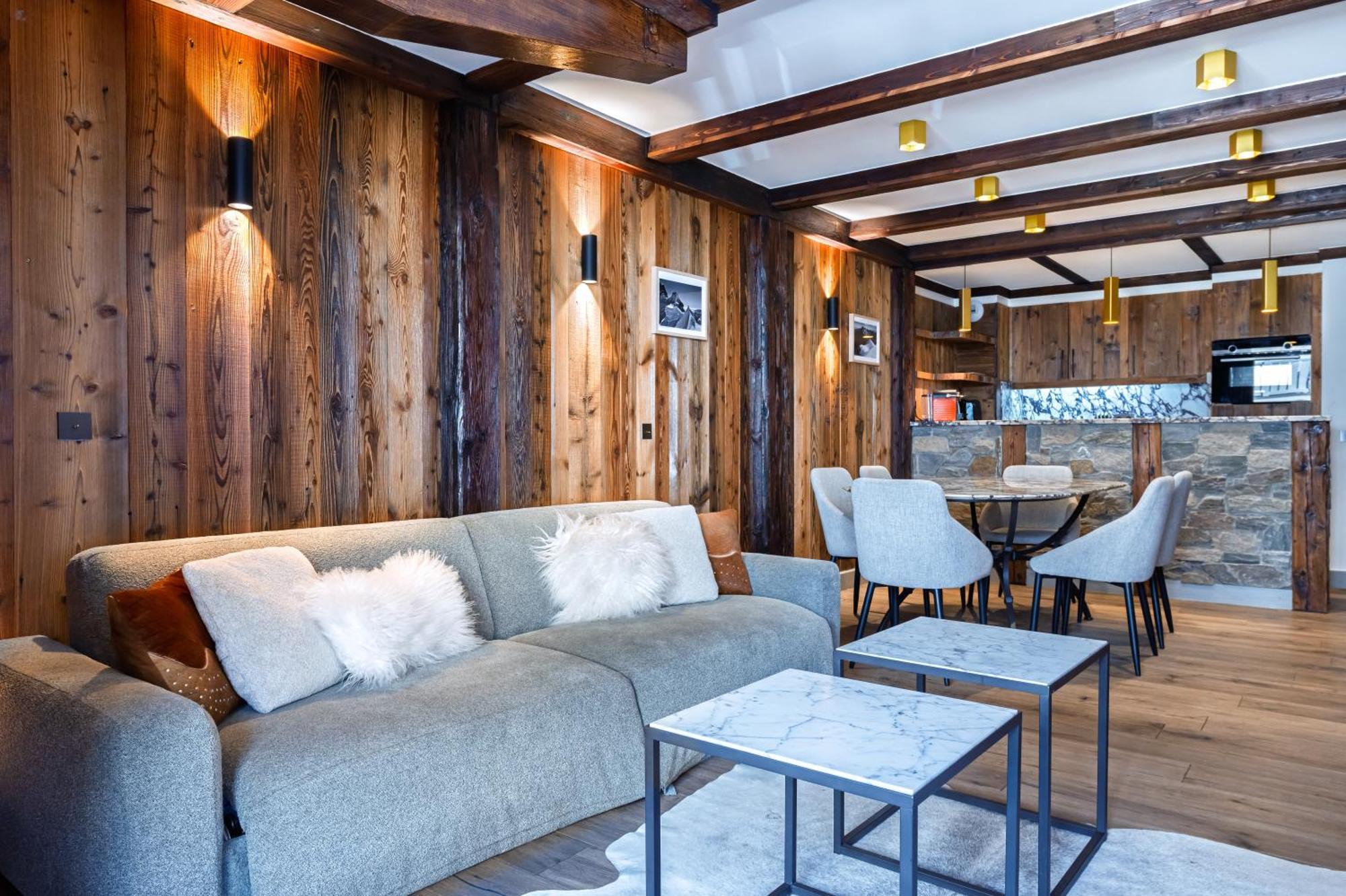Luxury Suite 70M2 Balcon Courchevel1850 Parking Exterior photo